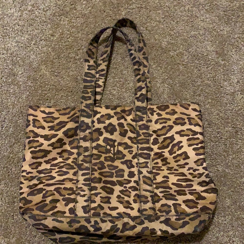 Lauren Ralph Lauren Leopard Print Tote